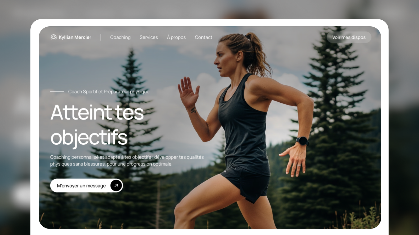 Site Framer Coach Sportif
